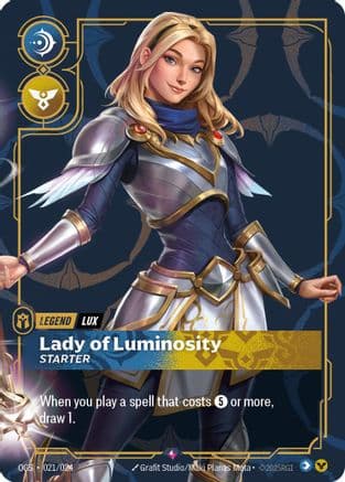 Lux - Lady of Luminosity (Metal) (Prize Wall)