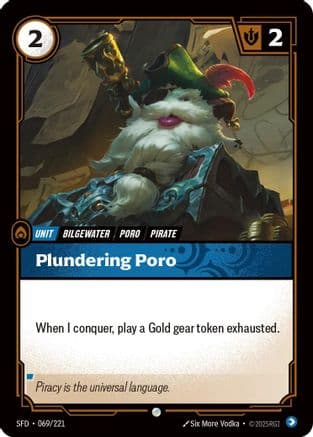 Plundering Poro