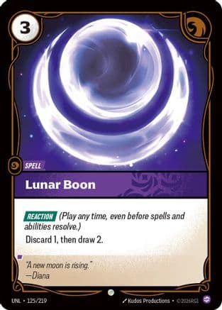 Lunar Boon
