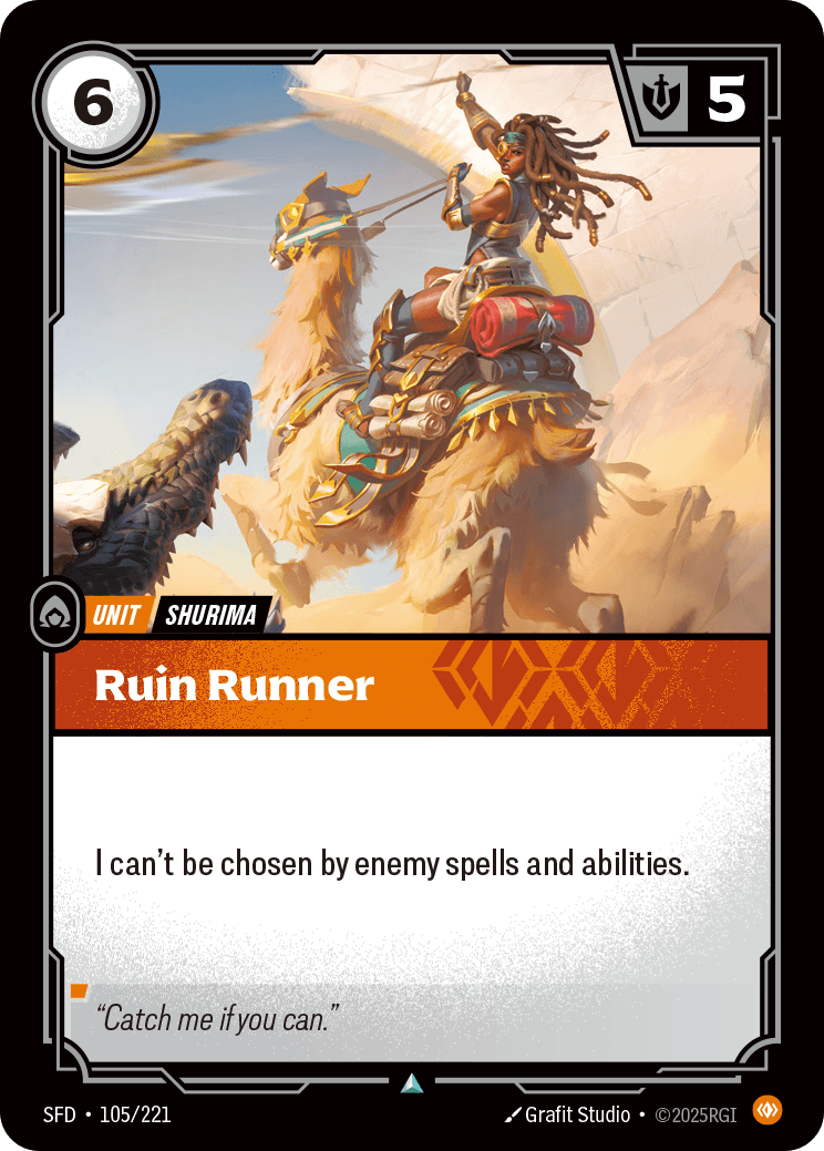 Ruin Runner Riftbound unit card art