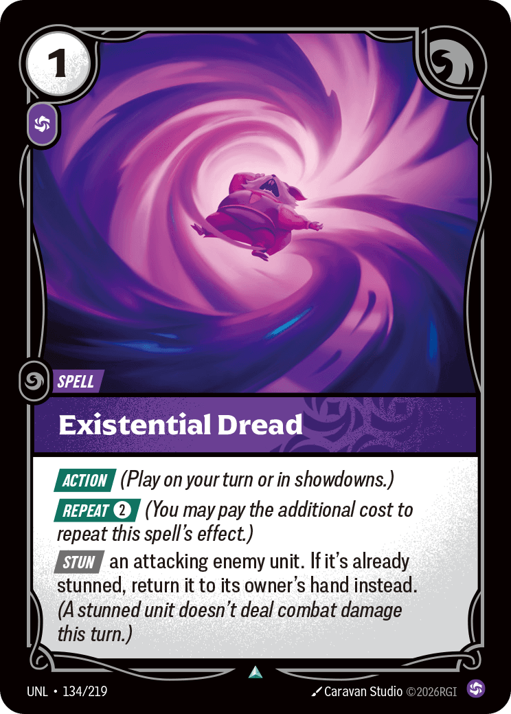 Existential Dread Riftbound spell card art