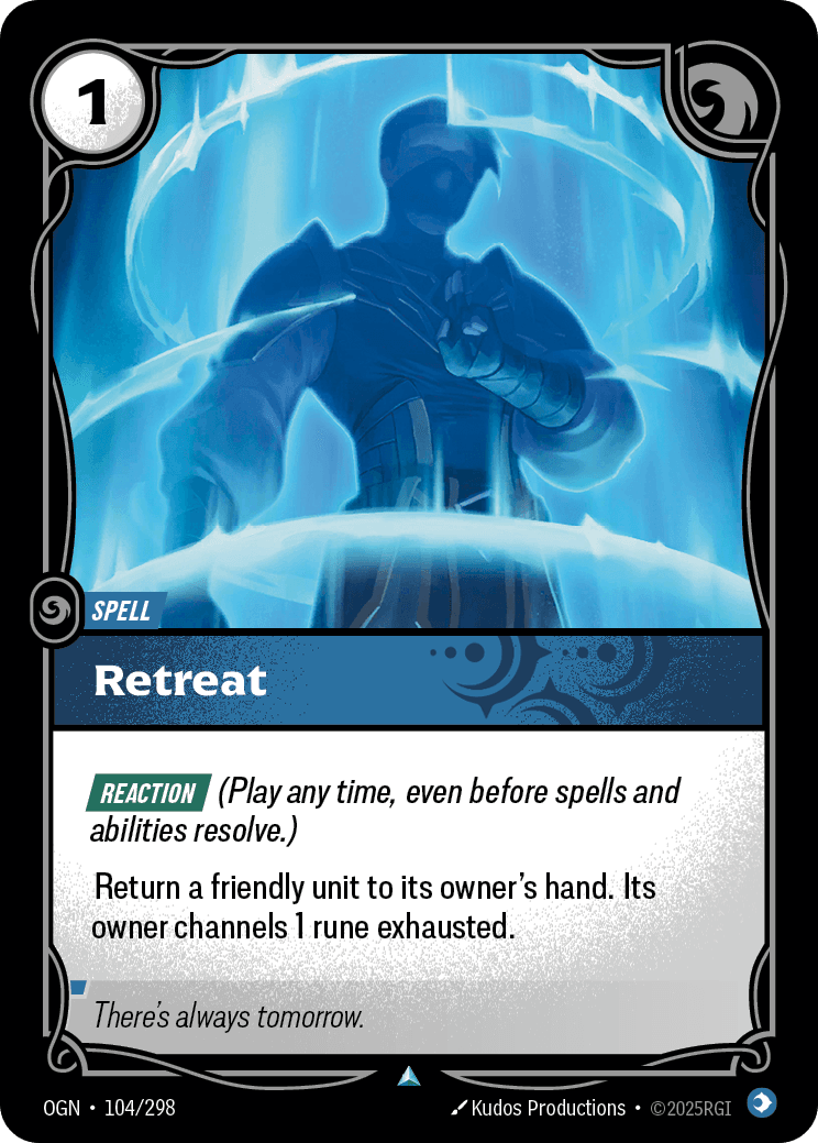 Retreat Riftbound spell card art