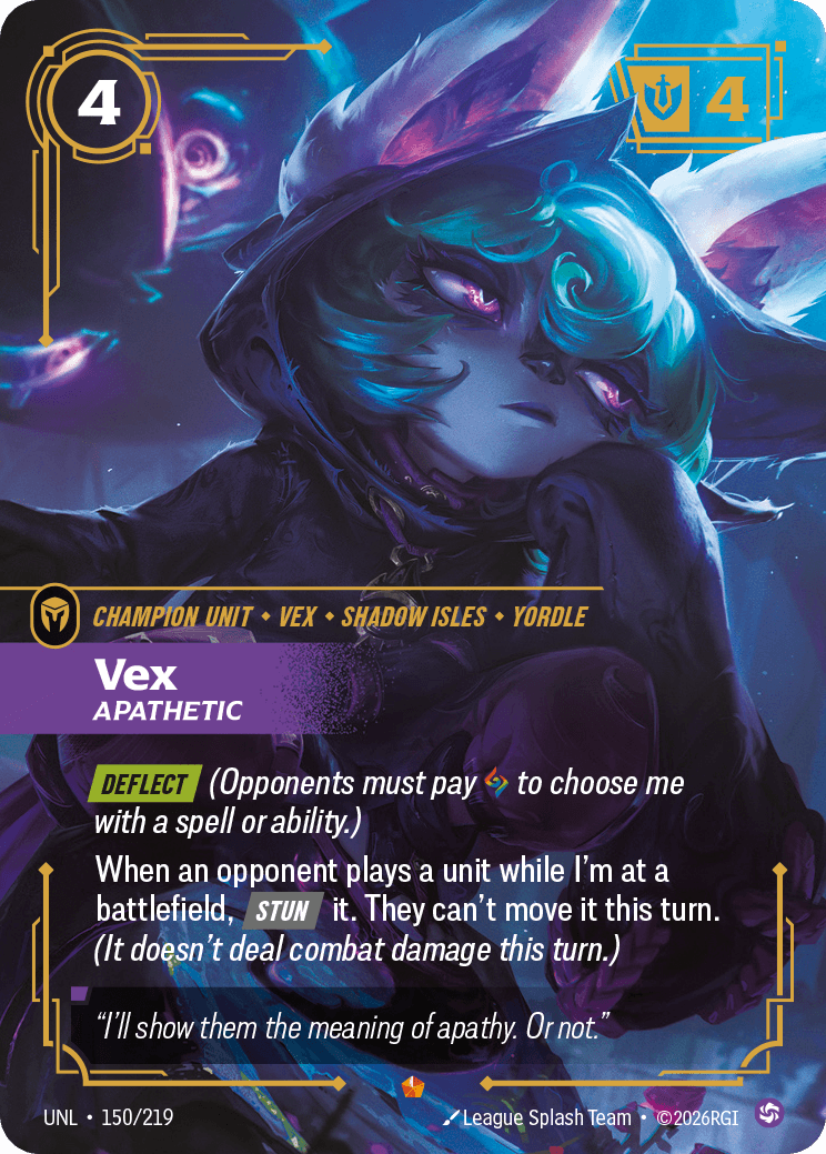 Vex - Apathetic Riftbound unit card art