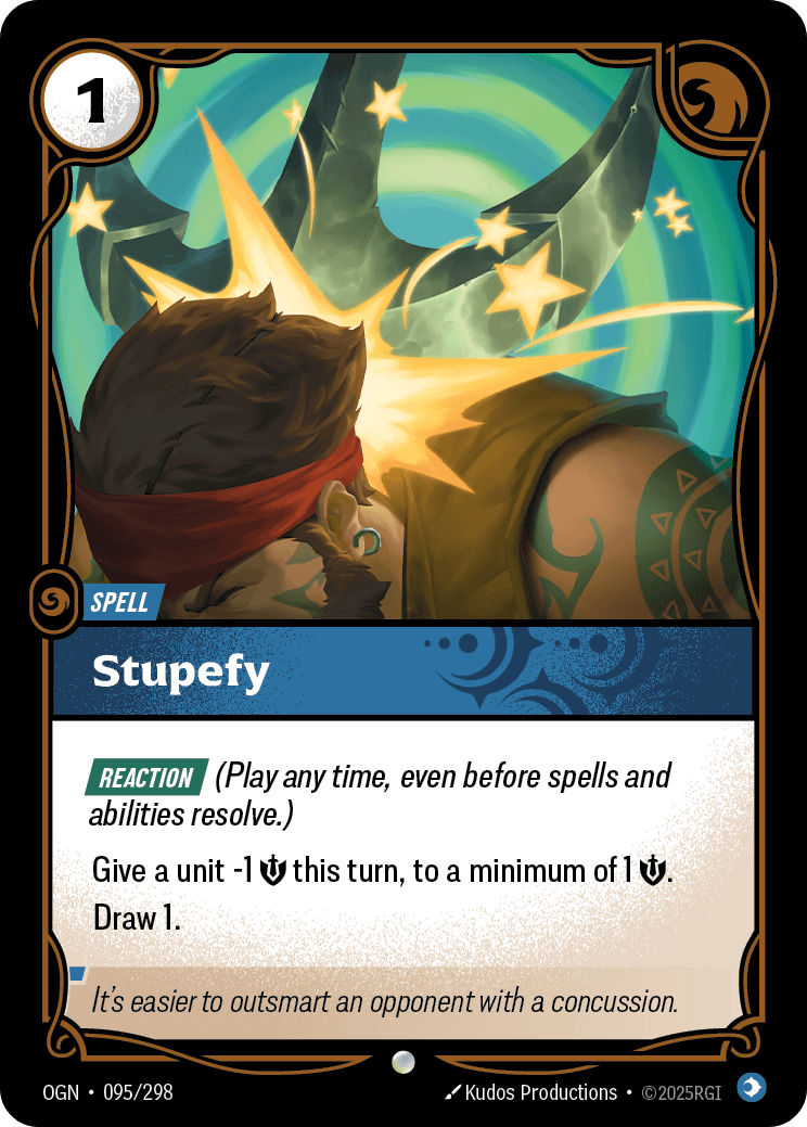 Stupefy Riftbound spell card art