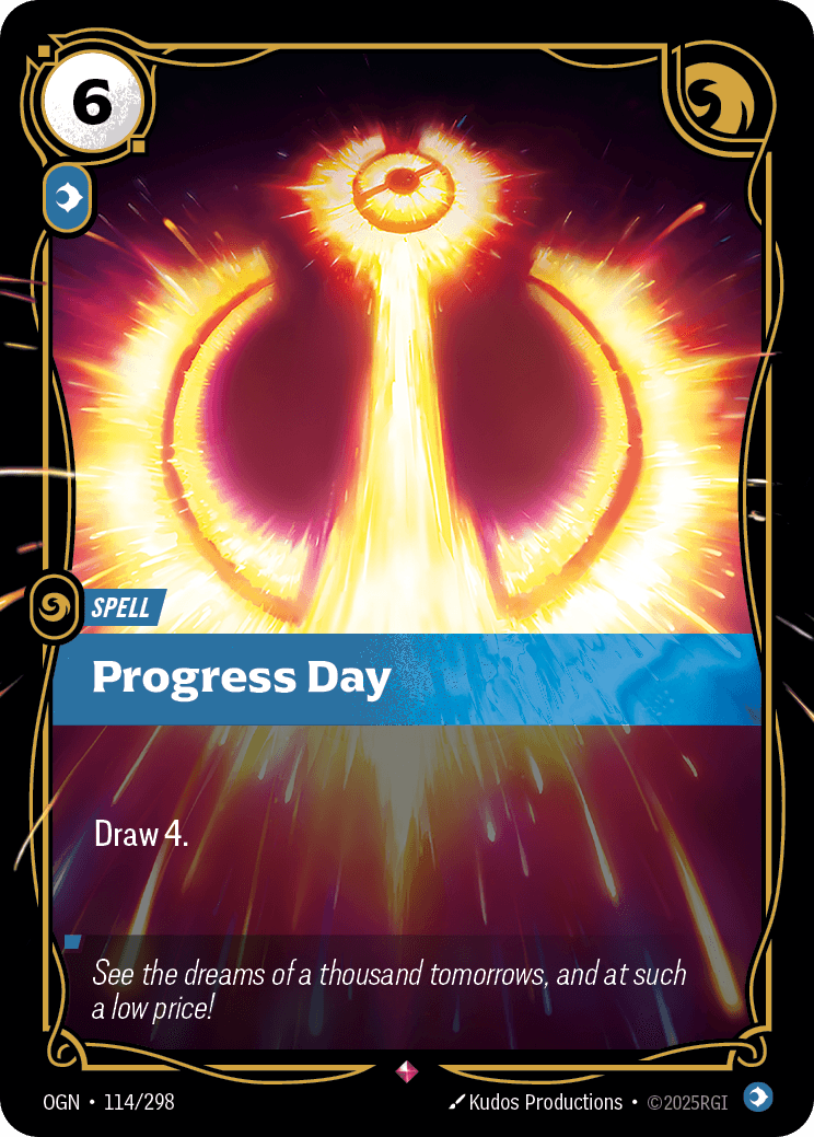 Progress Day Riftbound spell card art
