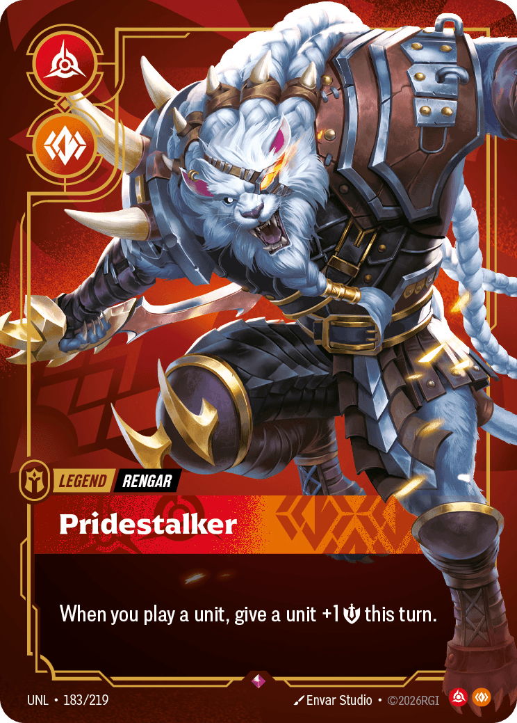 Rengar - Pridestalker Riftbound Legend card art for Rengar counter matchup guide