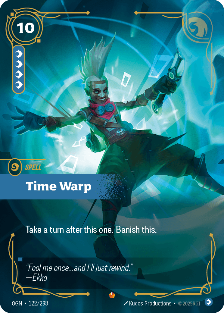 Time Warp Riftbound spell card art
