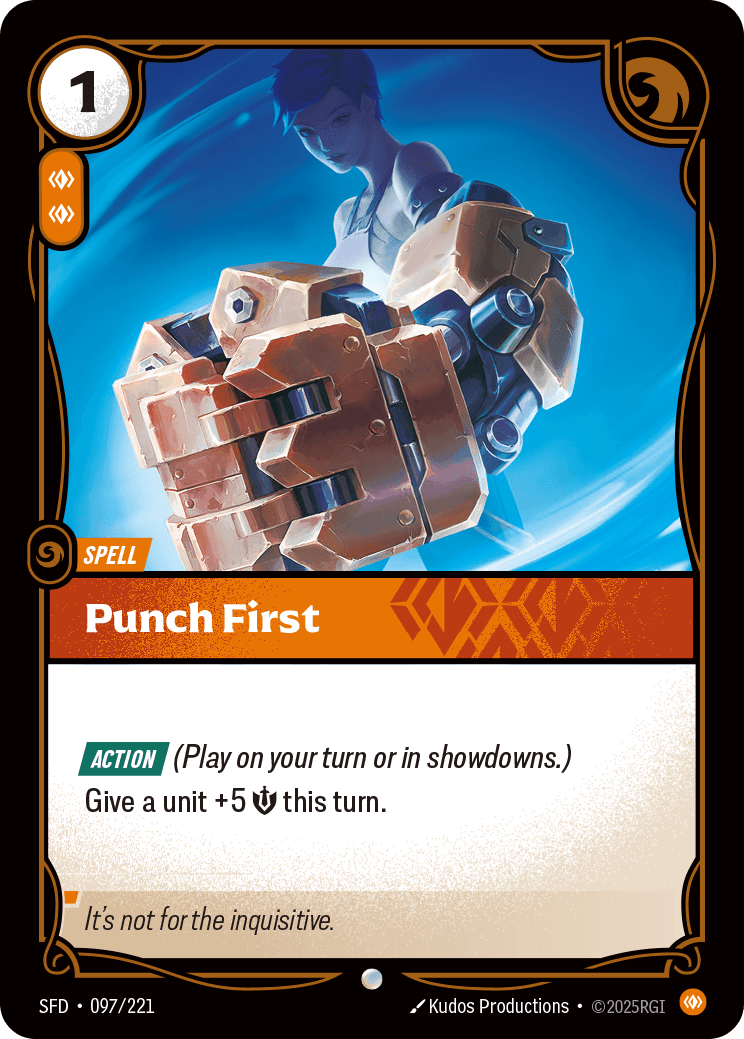 Punch First Riftbound spell card art