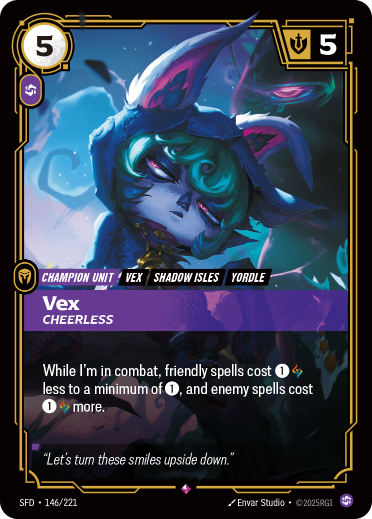 Vex - Cheerless Riftbound unit card art