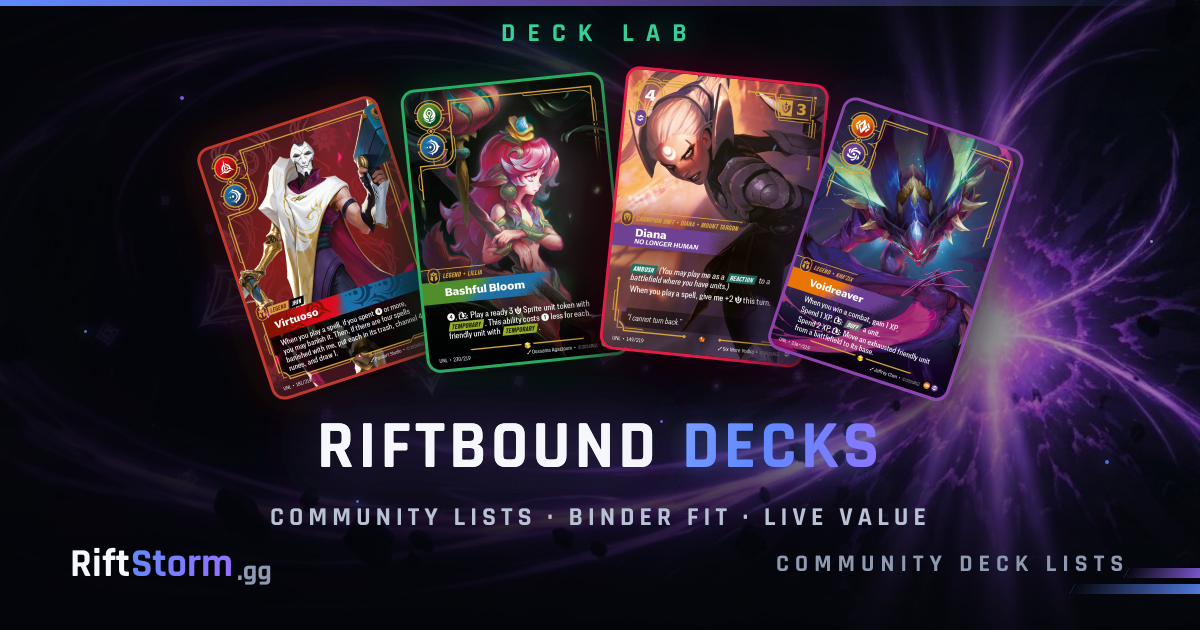 Riftbound Decks & Deck Builder: Meta Deck Lists, Trial Decks & Builds ...